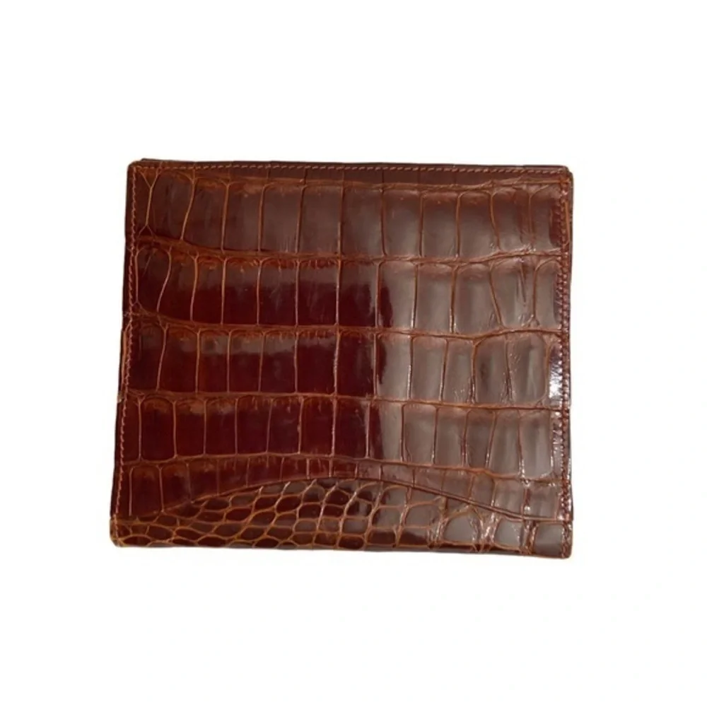 Alligator or crocodile leather wallet